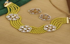 Golden Brass Choke Set, For Jewellery