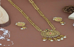 Golden MAZZAK Long Set Jewellery