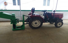 Mild Steel Mini Tractor Operated Shredder 18 Hp Mitsubishi for Agriculture & Farming, Capacity: 1250 Kgs