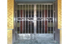 Modern Stainless Steel Gate And Railling, For Residential