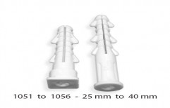 Plastic White Gitty Bullet, Size: 25 Mm To 40 Mm