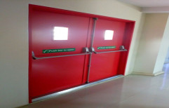Red Polished Iron Door, For Residential
