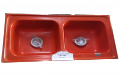 Red Stainless Steel Double Bowl Kitchen Sink Cera
