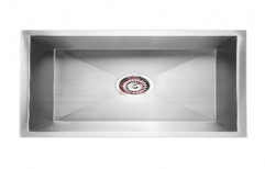 Single Stainless Steel Kitchen Sink, For Home, 590 X 440 Mm