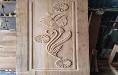 Solid meheguni wooden door