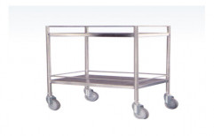 Stainless Steel SS Instrument Trolley, For Hospital