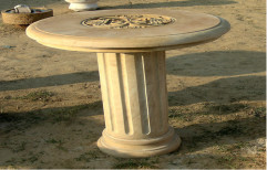 Stone Garden Coffee Table, Shape: Round