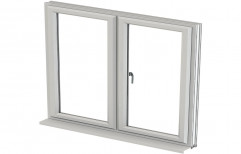 White 3x2.5 Feet UPVC Fixed Glass Window, Glass Thickness: 5 Mm