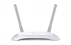 White TP Link 300 Mbps Wireless N Router, For Network Connectivity