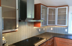 Aluminium Interior Glass Pasting Shutters, Kitchen Cabinets
