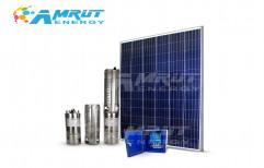 AMRUT ENERGY New Solar DC Submersible Water Pump, For Agriculture, 2 - 5 HP