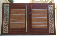 Antique Brown Stainless Steel Gate, For Home