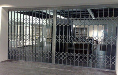 Black Mild Steel Collapsible Gates, For Residential