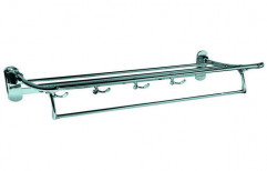 Chrome Plated Stainlees Steel And Zinc Folding Rack, Size: 18" And 24"