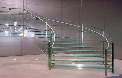 Curved Glass Staircase