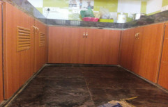 Decors fibre Wooden Pvc Kitchen Cabinet