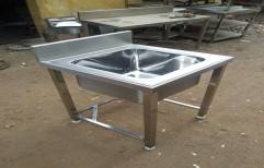 dsb Stainless Steel single sink, Size: 2 2