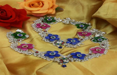 Dulhan Heavy Bridal Floral Payal/ Anklet/ Pajeb
