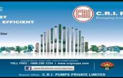 Electric Cri 1.5 Hp 19 Stage Single Phase V4 Submersible Domestic Water Pump, Model Name/Number: 11210