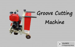 Electric Mild Steel Groove Cutting Machine, For Cement Construction