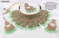 Golden Alloy Designer Beautiful Jewelry Set