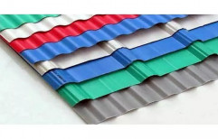 Lotus Color Coated Grey Commercial PVC Roofing Sheet, Thickness: 1 mm