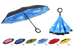Manual 3 Fold Reverse Umbrella