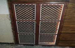 Mosquito mesh aluminium grill door