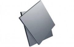 Plain ACP Grey Aluminium Composite Panel, Thickness: 10 mm
