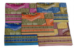 Printed Multicolor Jaipuri Cotton Single Bed Sheet