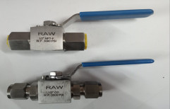 RAW matNfab Stainless Steel Ball Valve, For Industrial