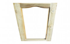 Rectangular Brown Teak Wood Door Frame