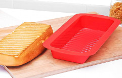 Red Silicone Bread Loaf Mould