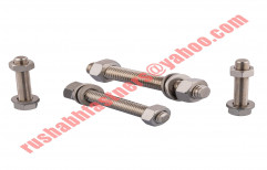 Stainless Steel Round SS Stud With Two Nut