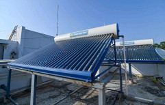 Sudarshan Saur Evacuated Tube Collector Solar Water Heater, Blue And White