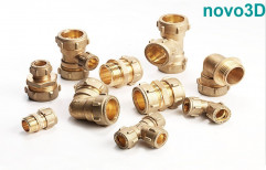 Threaded Brass Fittings-High Quality Pneumatic Products, For Structure Pipe, Coupler
