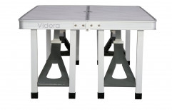 Videra Aluminum Picnic Folding Table, Size: 4*5 Feet (l*w)