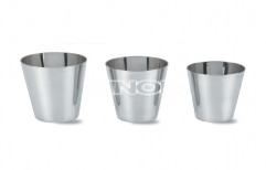 Vinod Stainless Steel Plain Glass, Set of 6 Pieces, No.7.5 Capacity 400 ml
