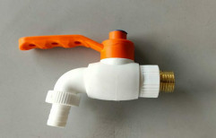 Wall Mounted White Turkey Tap,pvc Tap, For Bathroom Fitting, Size: 15MM