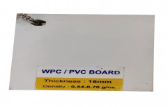 White WPC PVC Board, Thickness: 18mm