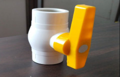 YELLOW PP UPVC Ball Valve, Size: 15mm To 25mm