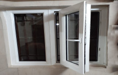 8 mm White Upvc Glass Casement Window, 24*32 Inch