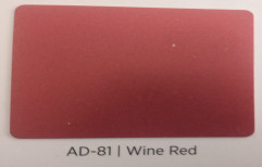 Aluminium Composite Panel Wine Red