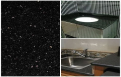 Black Galaxy SS/Quartz/ Granite SS Kitchen Sink, For Domestic/ Residential, Single/double