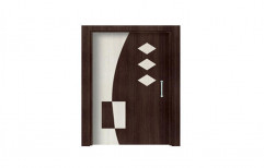 Brown 6 Feet Laminated Wooden Door, For Home