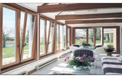 Brown UPVC Folding Doors