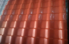 Coated PVC Red Roofing Sheet, Thickness Of Sheet: 2 Mm