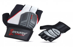 Cockatoo Black & Grey ProLine Professional Gym Gloves With Wrist Support