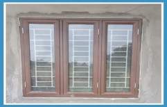 Color Coated Mild Steel Hinged Window, For Residential