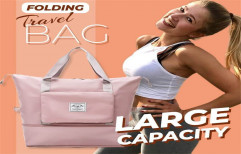 Foldable Travel Duffel Bag, Large Capacity Folding Bag, Travel Lightweight Waterproof Bag